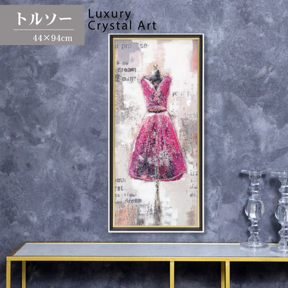 アートフレーム トルソー/アパレル 44cm クリスタルピクチャー ウォールデコ