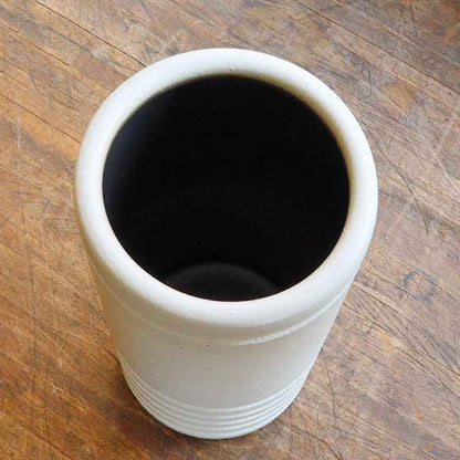 傘立て マットホワイト 信楽焼 陶器 日本製 重い アンブレラスタンド