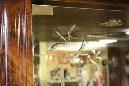 サルタレッリ アマルフィ 2ドアキャビネット ウォールナット カップボード