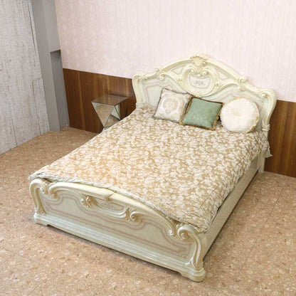 サルタレッリ アマルフィ クイーンベッド ベッドフレーム アイボリー