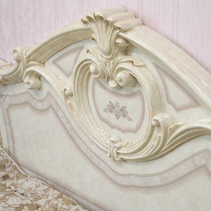 サルタレッリ アマルフィ クイーンベッド ベッドフレーム アイボリー