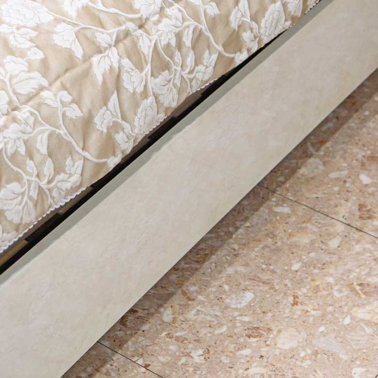 サルタレッリ アマルフィ クイーンベッド ベッドフレーム アイボリー