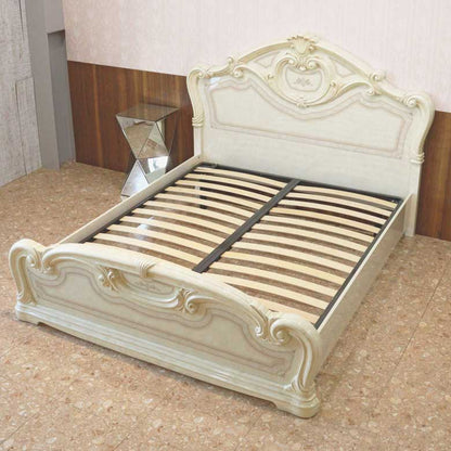 サルタレッリ アマルフィ クイーンベッド ベッドフレーム アイボリー