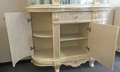 サルタレッリ ヴェルサイユ 3ドア キャビネット アイボリー 扉 カップボード