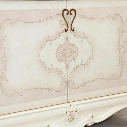 サルタレッリ ヴェルサイユ 2ドア サイドボード アイボリー ローキャビネット