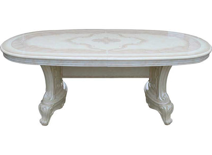 サルタレッリ ヴェルサイユ 伸長式 ダイニングテーブル7点セット 250cm チェア ６脚 純正品 アイボリー Saltarelli Versailles イタリア