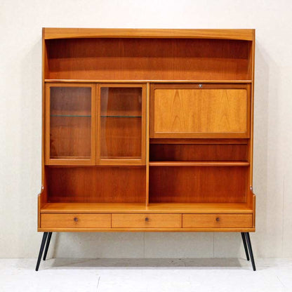 キャビネット ネイサン ヘアピンレッグ イギリス チーク NATHAN Parker Knoll ミッドセンチュリー 北欧 ヴィンテージ