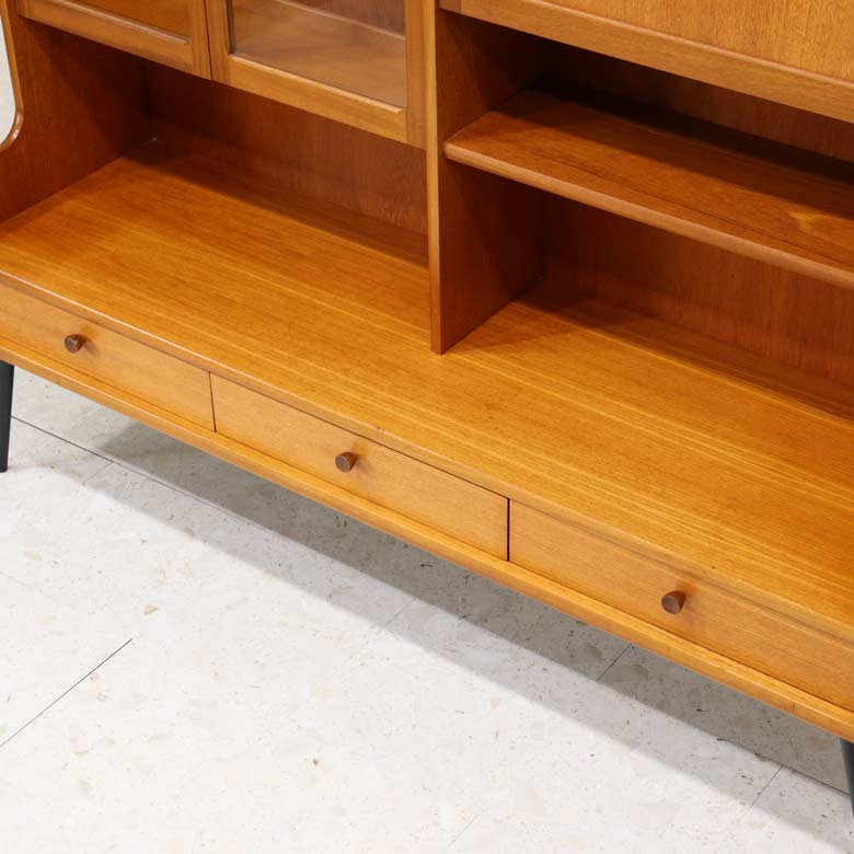 キャビネット ネイサン ヘアピンレッグ イギリス チーク NATHAN Parker Knoll ミッドセンチュリー 北欧 ヴィンテージ