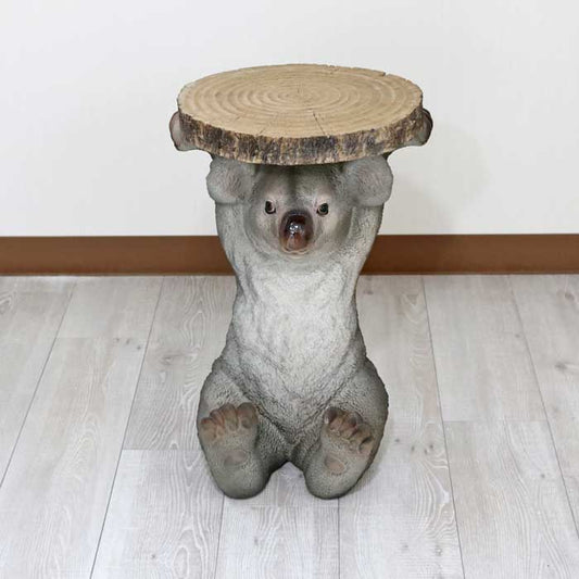 アニマルサイドテーブル コアラ フラワースタンド かわいい リアル