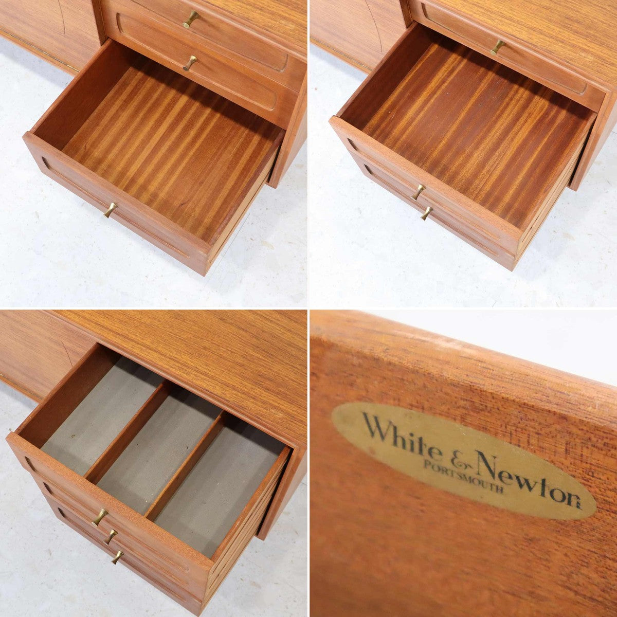 サイドボード White＆Newton ヴィンテージ イギリス キャビネットドロップダウン扉