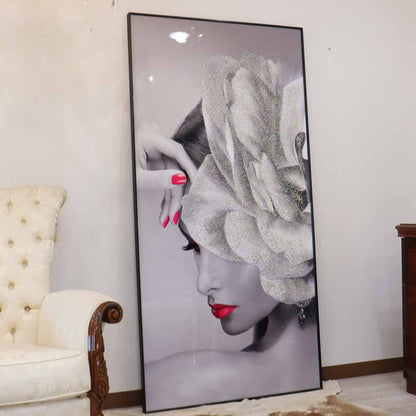 アートフレーム ローズ 180cm 水晶絵 ウォールデコ