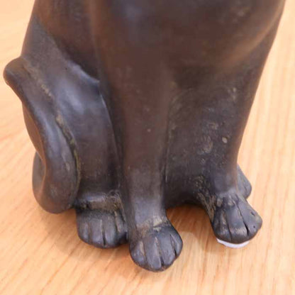 樹脂製 猫のオーケストラ クイーンアンティーク調 ブラック 猫雑貨