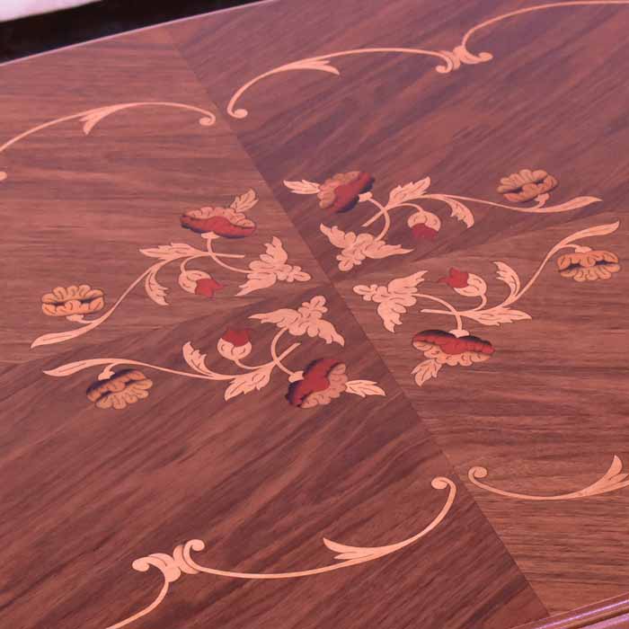 イタリア リビングテーブル 100cm センターテーブル 象嵌 ローテーブル 23