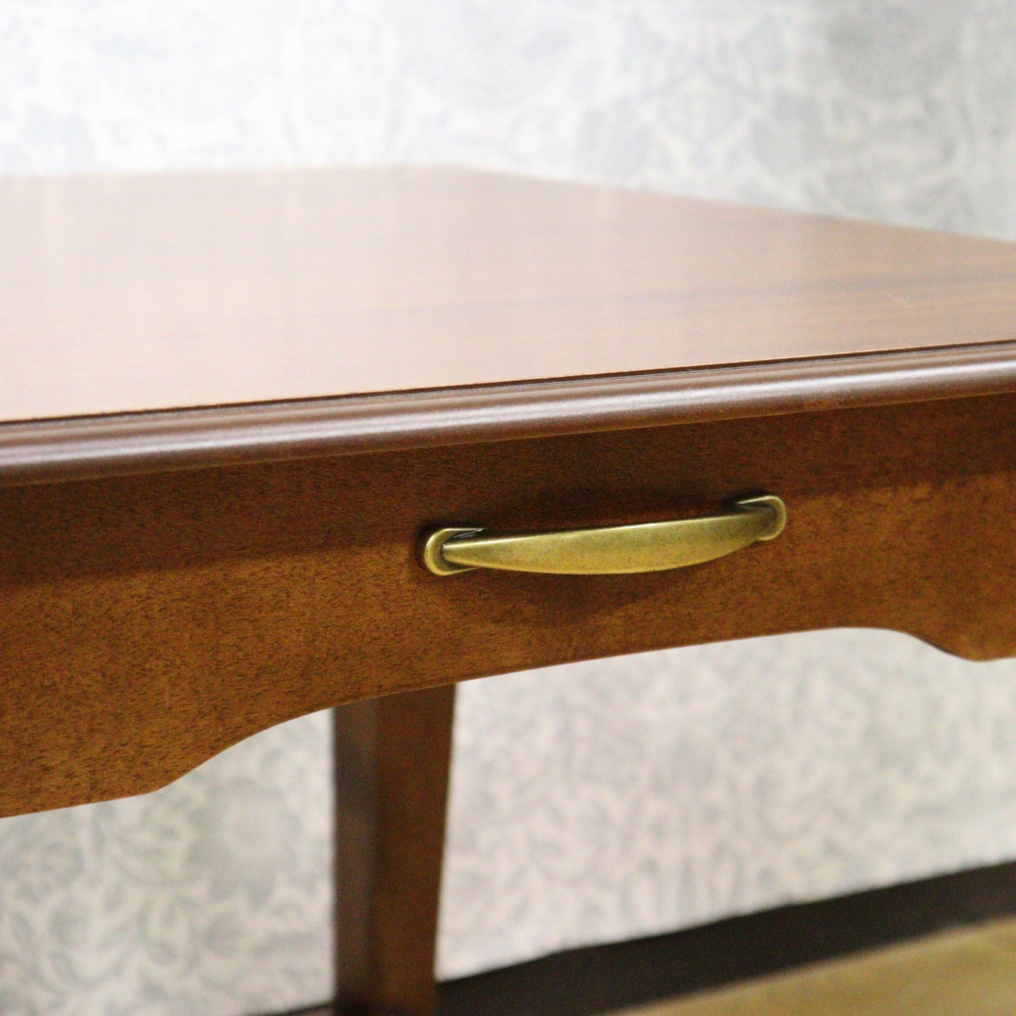 イタリア 引出付き サイドテーブル 木製 完成品 ローテーブル