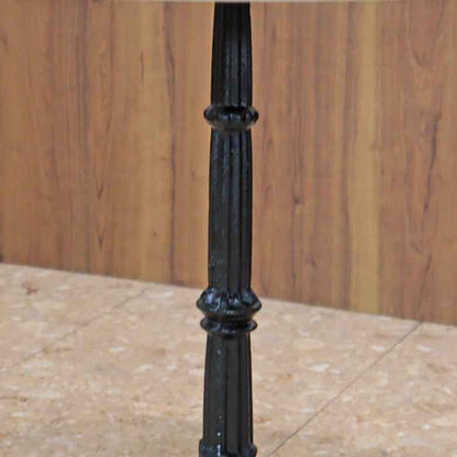 ラウンドテーブル 80cm 大理石 円形 カフェテーブル ブロンズ調 石