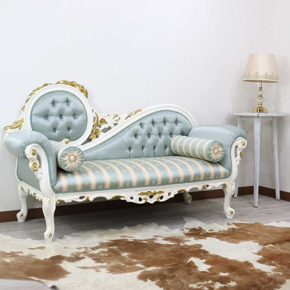 イタリア カウチソファ ターコイズブルー 二人掛け ソファ 312W/BL