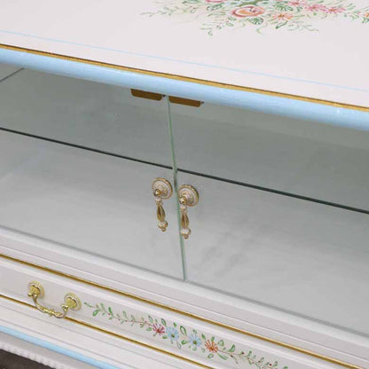 ロココ テレビボード 160cm ローキャビネット 白家具