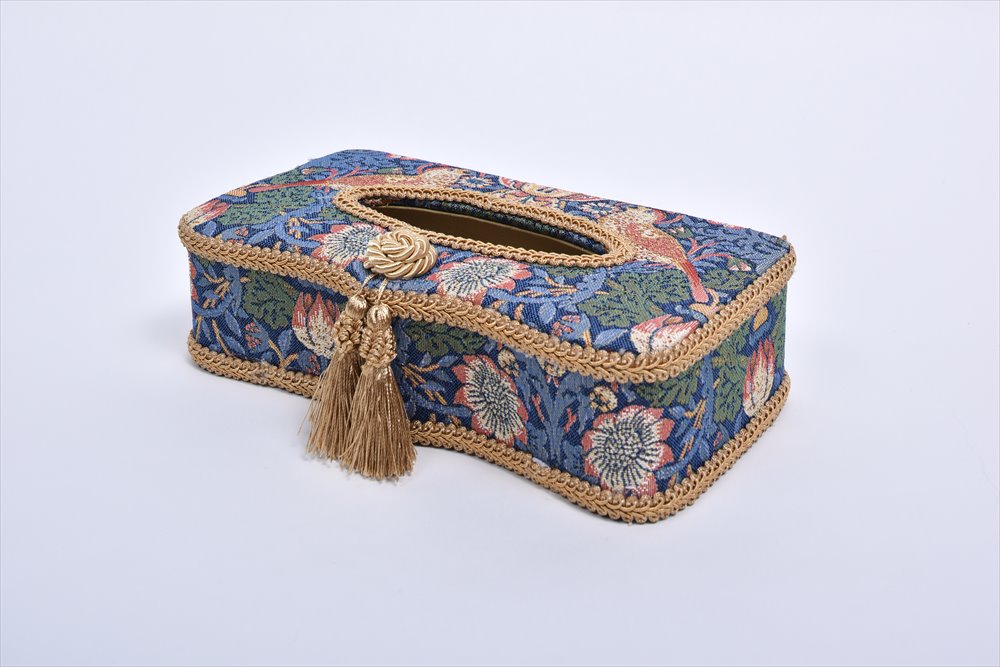 ジェニファーテイラー ティッシュボックスケース いちご泥棒 JENNIFER TAYLOR