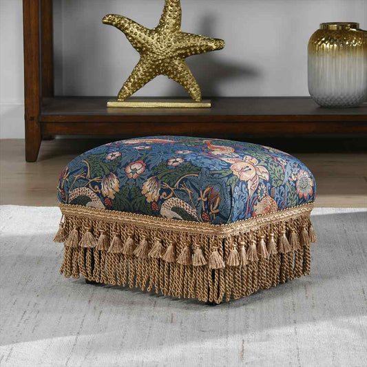 ジェニファーテイラー フットスツール 足置き いちご泥棒 JENNIFER TAYLOR