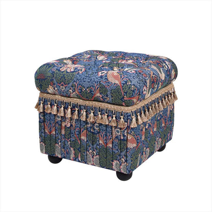 ジェニファーテイラー スツールボックス 収納付き いちご泥棒 JENNIFER TAYLOR