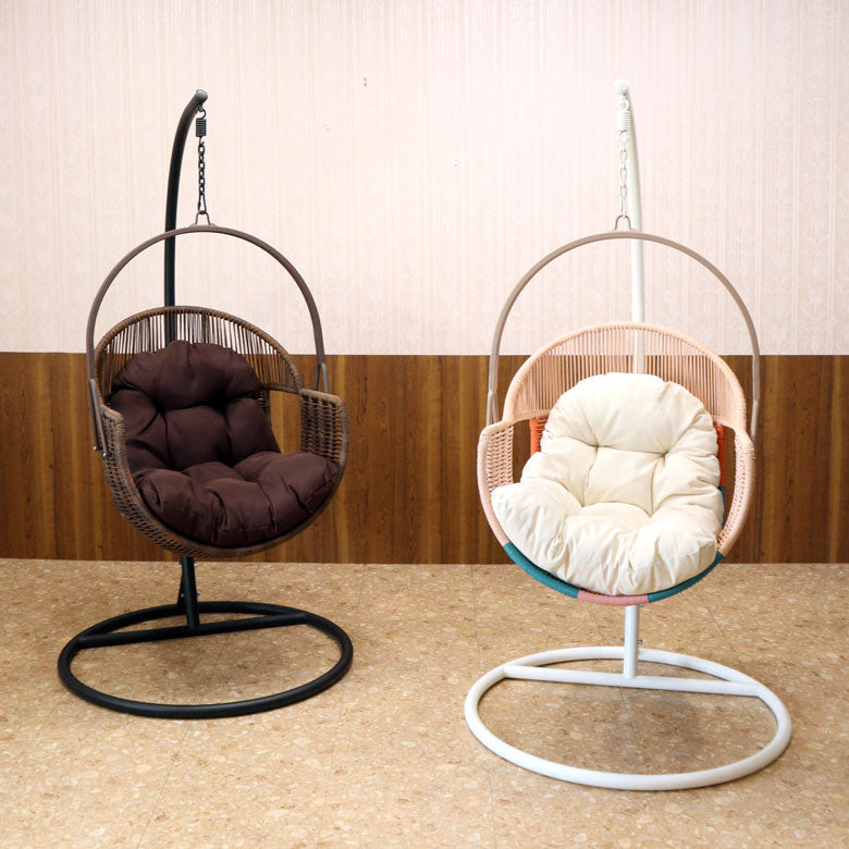 ハンギングチェア ホワイト クッション付き スイングチェア ハンモック ゆりかご