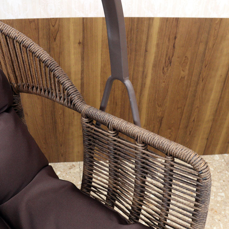 ハンギングチェア ホワイト クッション付き スイングチェア ハンモック