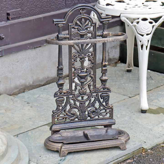 傘立て アンブレラスタンド アイアン 鋳物 ゴールド