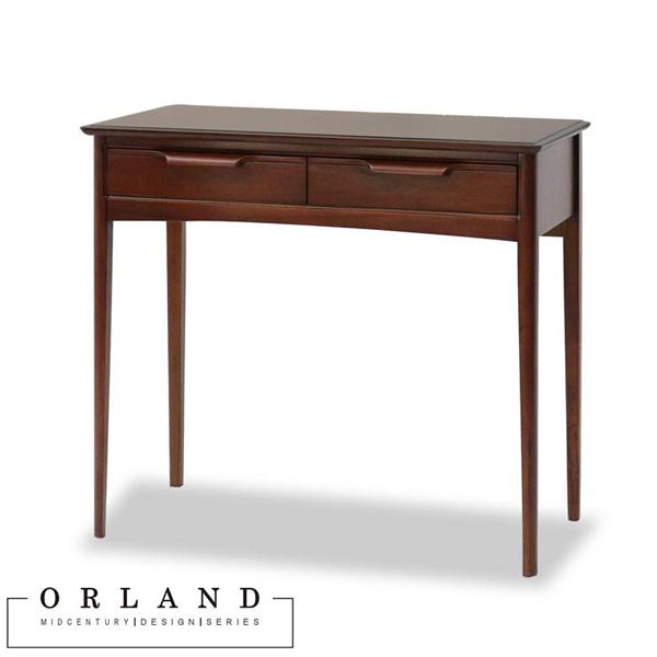 デスク W80 木製 マホガニー アンティーク 完成品 ORLAND オーランド desk80 378398