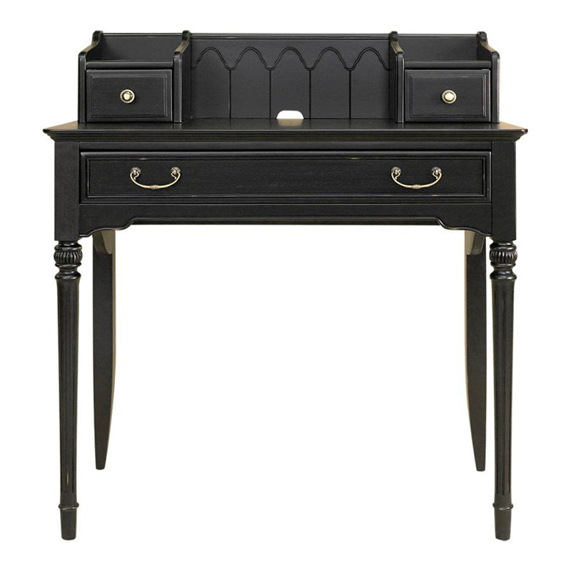 デスク W80 机 リビングデスク東海家具 NOIR ノワール デスク80 ブラック 378473