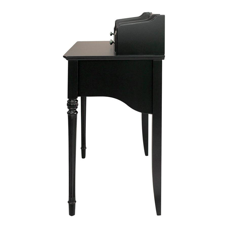 デスク W80 机 リビングデスク東海家具 NOIR ノワール デスク80 ブラック 378473