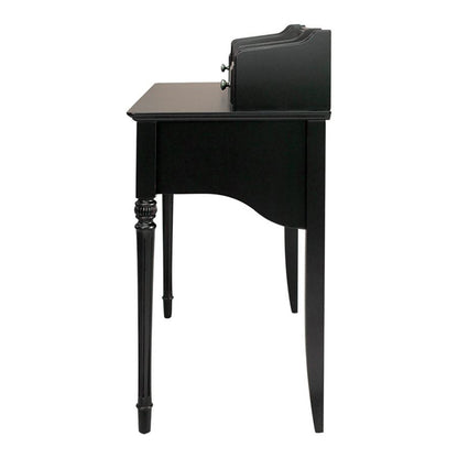 デスク W80 机 リビングデスク東海家具 NOIR ノワール デスク80 ブラック 378473