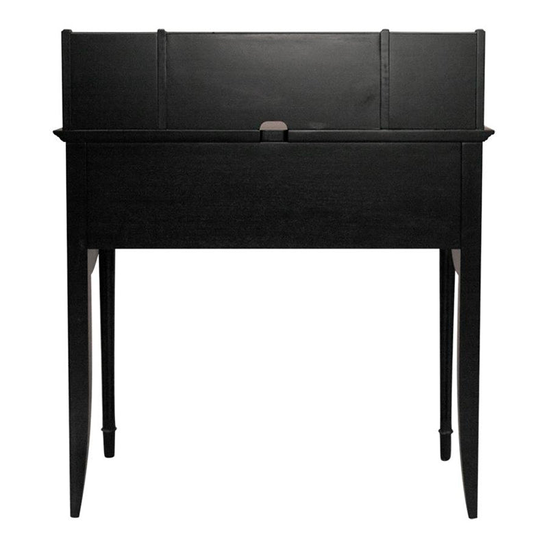 デスク W80 机 リビングデスク東海家具 NOIR ノワール デスク80 ブラック 378473