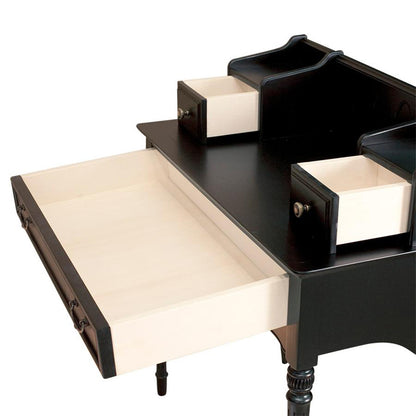 デスク W80 机 リビングデスク東海家具 NOIR ノワール デスク80 ブラック 378473