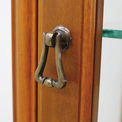 ガラスキャビネット キュリオケース W65 引出付き 東海家具 BRIGHTON ブライトン キュリオ65