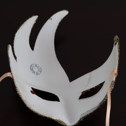 ベネチアンマスク カーニバルマスク 仮面 ハーフ チーニョ ブラウン イタリア製 ゴージャス ヴェネチアン マスケラ