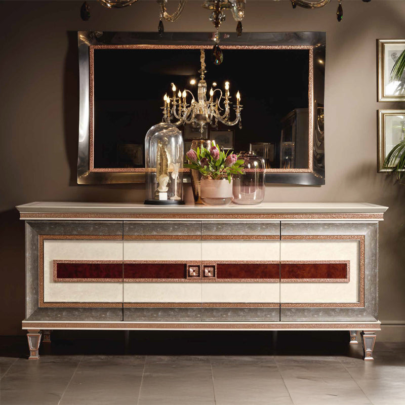 4ドア ローキャビネット サイドボード Dolce Vita ドルチェビータ 高級家具 イタリア製