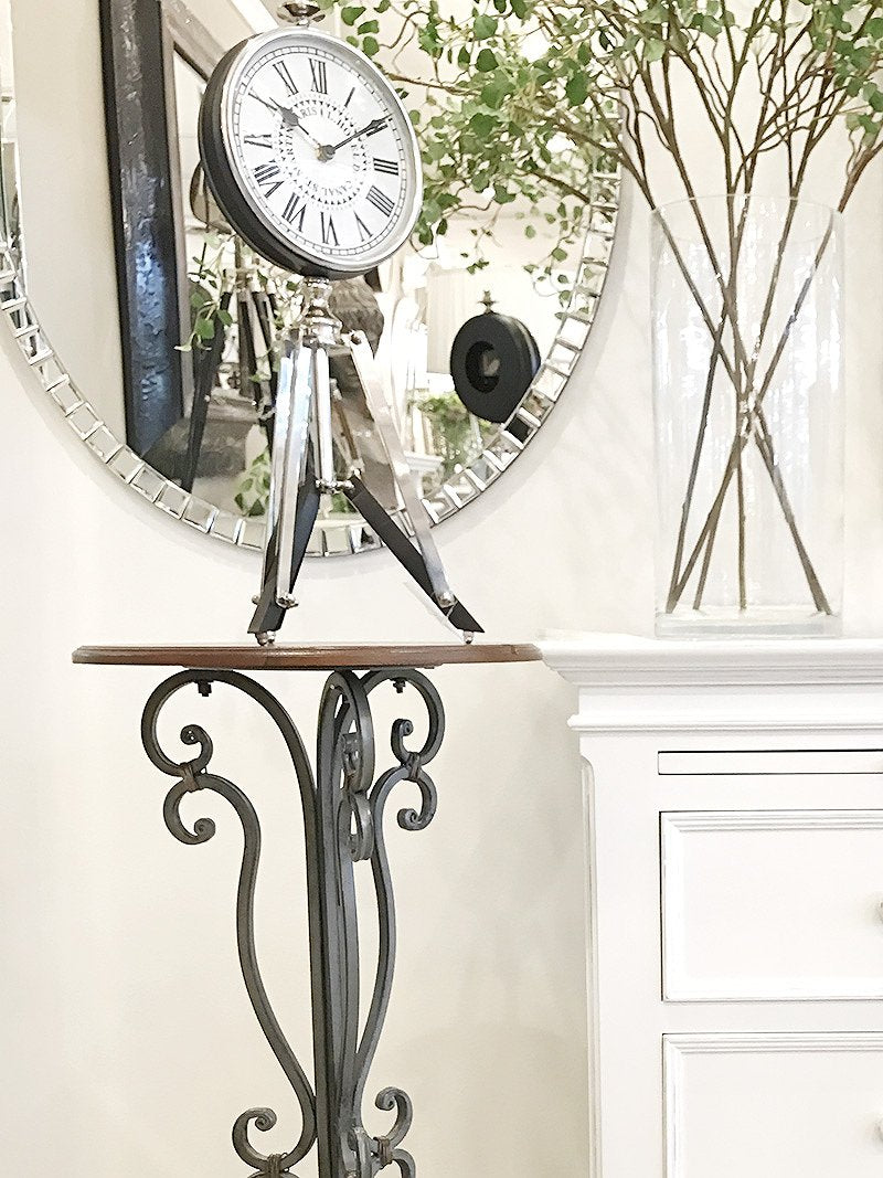 アイアンラック フラワースタンドＭ 花台 サイドテーブル ロートアイアン FM-5-M