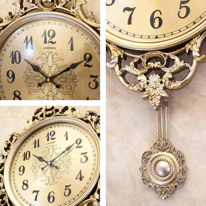 壁掛け 時計 ウォールクロック 大型 モンテカルロ