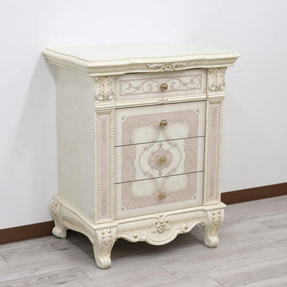 サルタレッリ ヴェルサイユ 4段チェストS アイボリー リビングチェスト