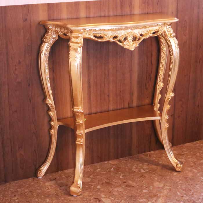 イタリア コンソールテーブル ゴールド 猫脚 イタリア DIBIASE 585G