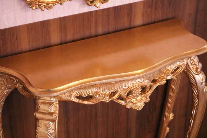 イタリア コンソールテーブル ゴールド 猫脚 イタリア DIBIASE 585G