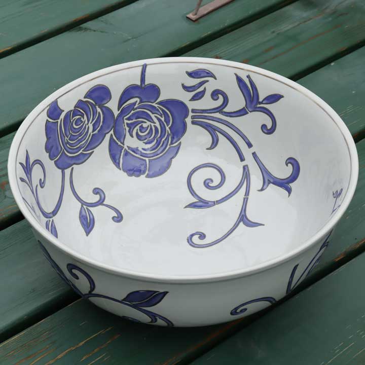 水鉢 大型 薔薇 特大 13号 火鉢 鉢カバー