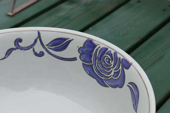 水鉢 大型 薔薇 特大 13号 火鉢 鉢カバー