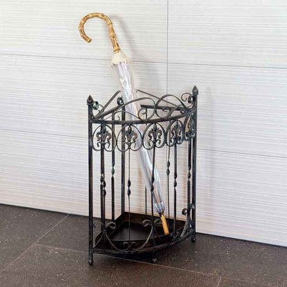 傘立て アンブレラスタンド コーナー アイアン アンティーク ヴィンテージ