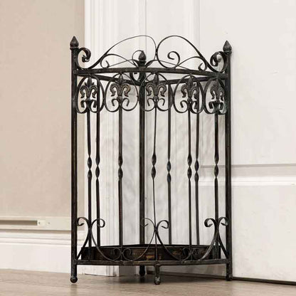 傘立て アンブレラスタンド コーナー アイアン アンティーク ヴィンテージ