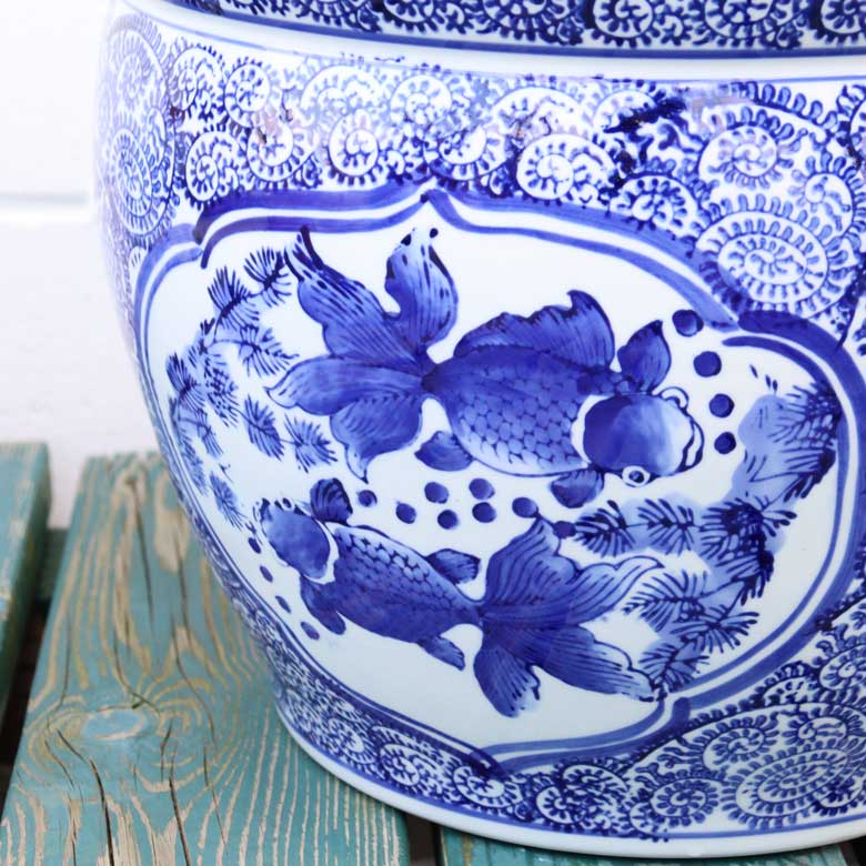 水鉢 大型 金魚 特大 13号 火鉢 鉢カバー