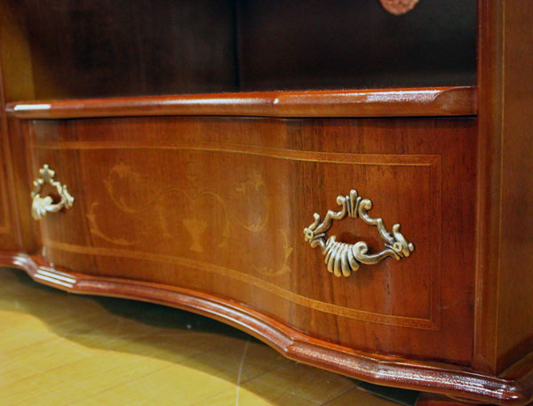 テレビ台 ローボード イタリア 象嵌  110cm 丸脚 538