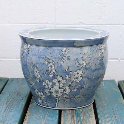 水鉢 大型 白梅 特大 13号 火鉢 鉢カバー