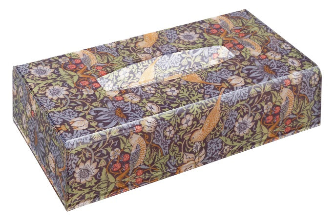 ロイヤルアーデン ティッシュケース いちご泥棒 柄 バード＆ストロベリー