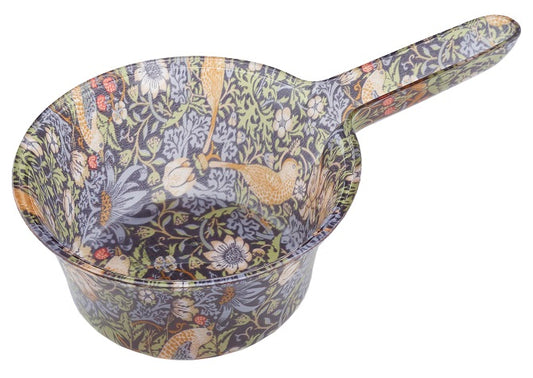 ロイヤルアーデン 手桶 洗面器 いちご泥棒柄 アクリル バード＆ストロベリー